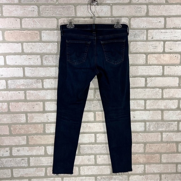 Ag The Legging Ankle Super Skinny Raw Hem Jeans Size 28 - Picture 7 of 10